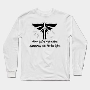 Look For The Light (Black) Long Sleeve T-Shirt